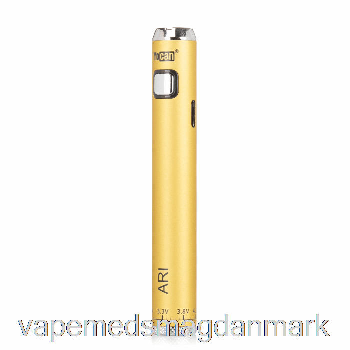 Vape Uden Nikotin Yocan Ari 650mah Batteri Guld